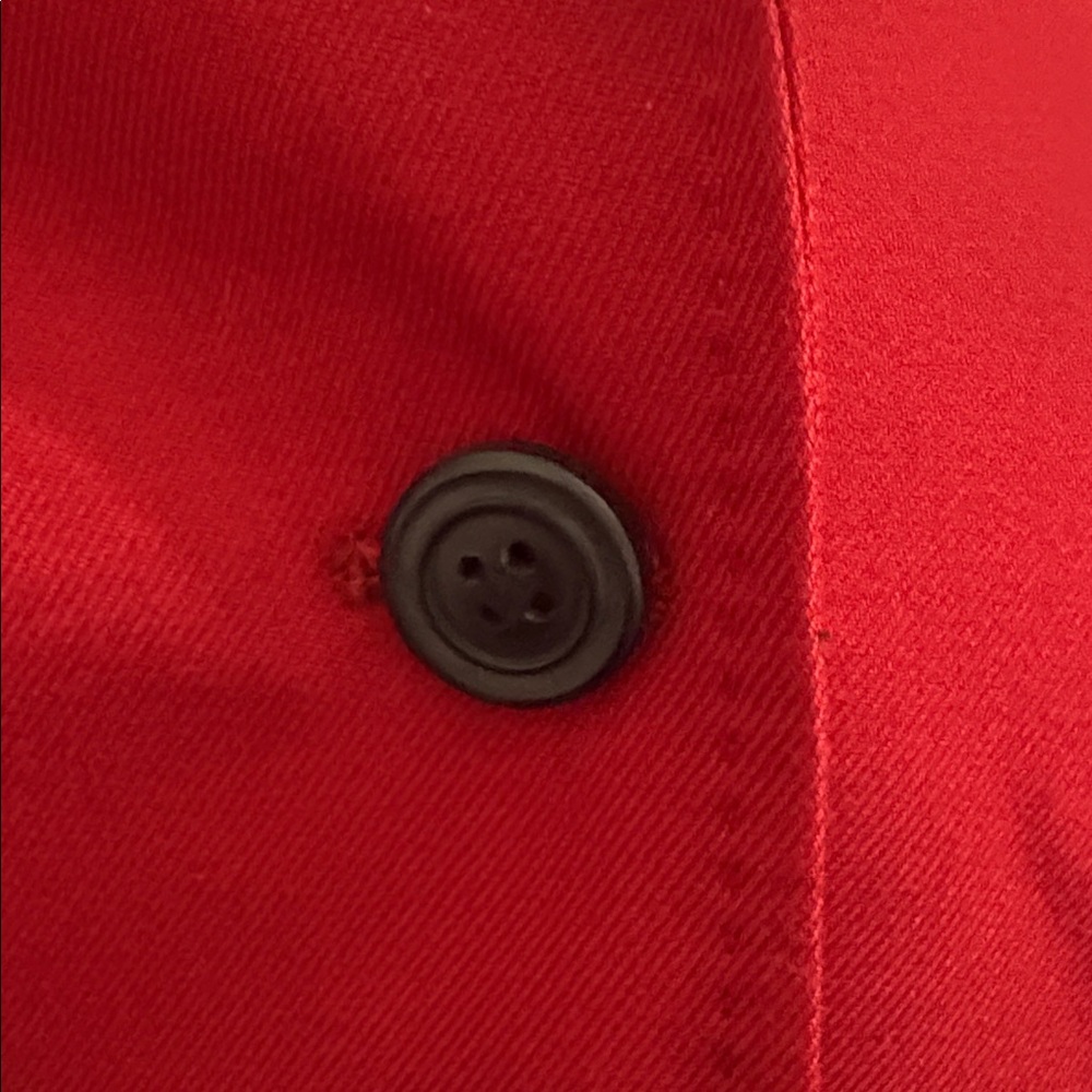 American Eagle Outfitters Red Single-Button Women's Blazer - Picture 3 of 3
